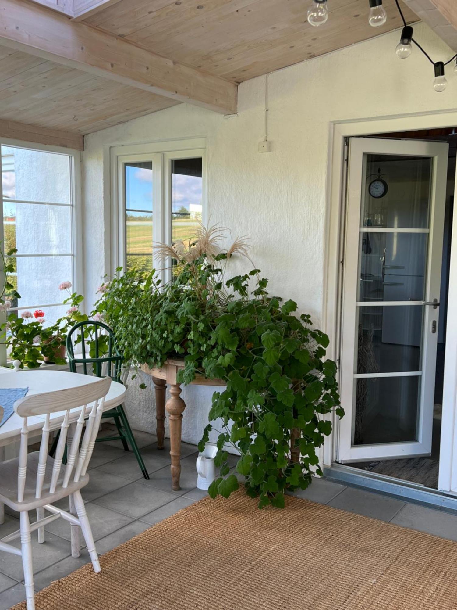 Blomstertantens Hus Trelleborg Bagian luar foto