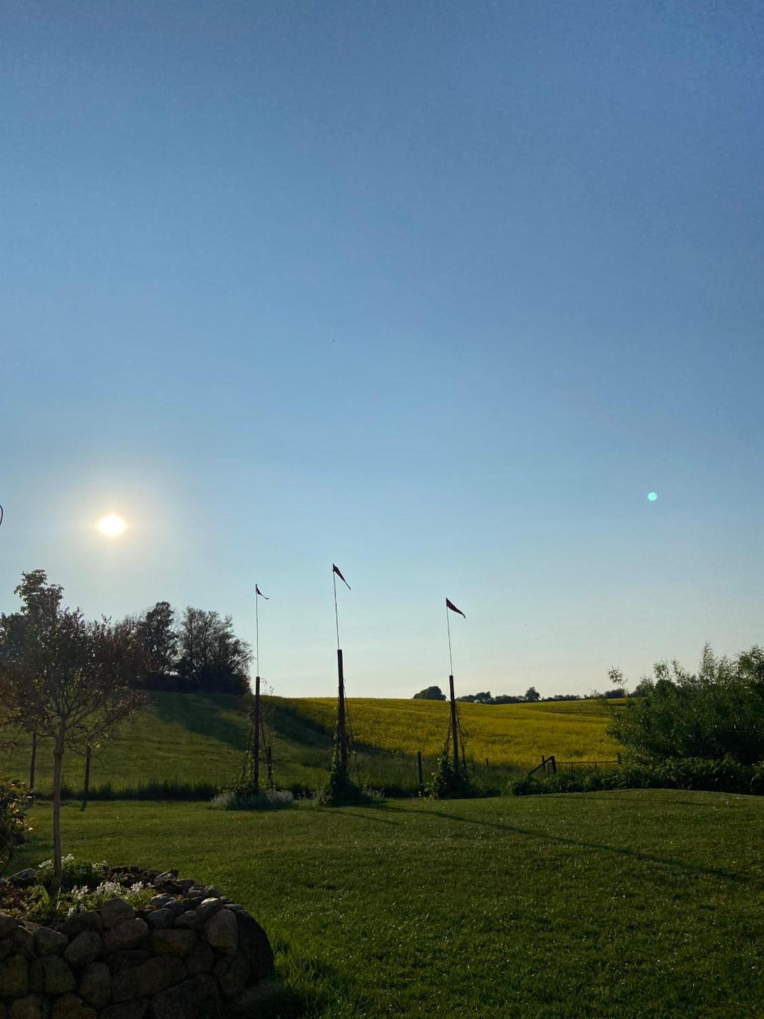 Blomstertantens Hus Trelleborg Bagian luar foto
